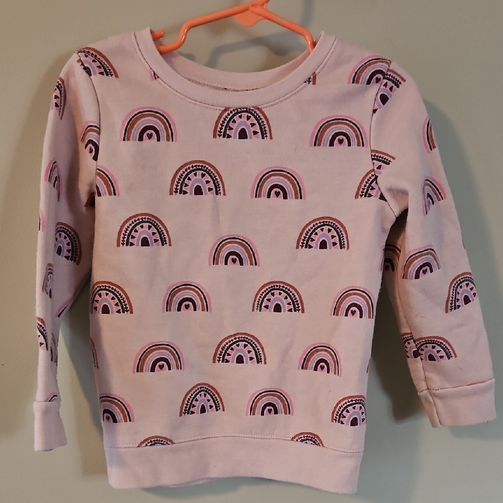 Garanimals Pink Rainbow Kids Sweatshirt